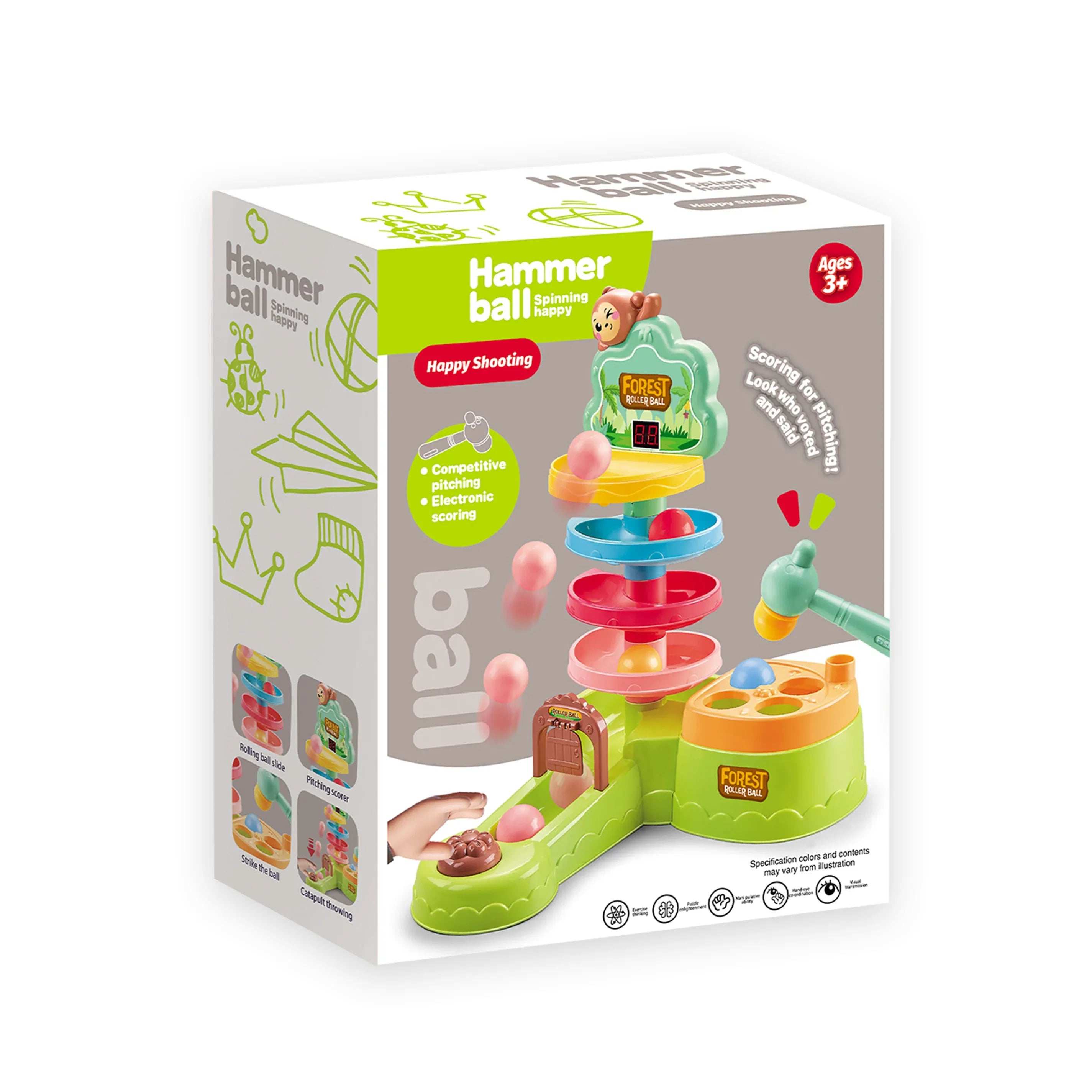 Hammer Ball Spinning Happy Toys for kids in Kuwait